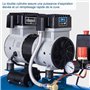 Scheppach Compresseur d’air HC26Si | Compresseur à air ultra silencieux | Cuve 24 L | Pression de travail 8 bars | 1100 W | 230 
