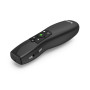 Hama Greenlight-Pointer Télécommande Pointeur Laser - 4 en 1, Laser Vert, sans Fil 2.4 GHz - pour présentation Powerpoint - Noir