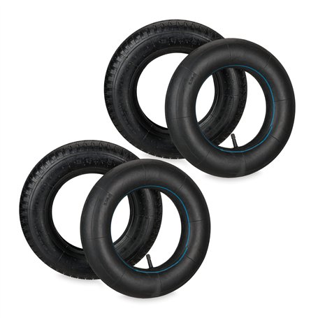 Relaxdays Roue brouette avec Chambre à air