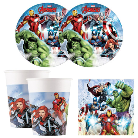 Procos 10215304DY - Set de fête Avengers Infinity Stones
