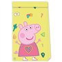 Procos 10215314DY - Set de fête Peppa Pig, 46 pièces de vaisselle jetable pour anniversaire d'enfant et fête à thème, décoration