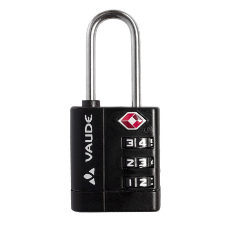 VAUDE Unisexe - Adultes TSA Combination Lock II Cadenas de Valise Argenté/Noir Gris