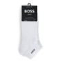 Boss Hommes 5P AS Uni CC Lot de Cinq Paires de Chaussettes Basses en Coton mélangé avec Logo