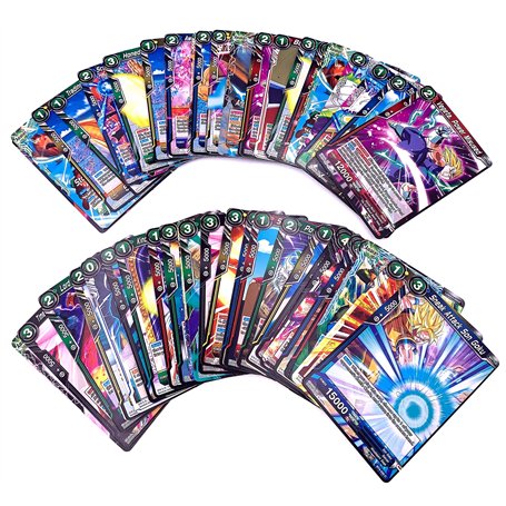 Dragon Ball Super Cartes - 50 Cartes incluant 5 Cartes Holo - Anglais