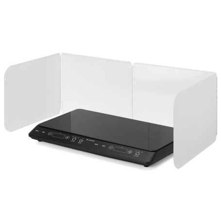 Navaris Plaque Anti Projection Cuisine - Protection Anti eclaboussure Mur Cuisine 80 x 40 x 30 cm pour Plaque de Cuisson gaz gaz