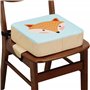 Navaris Rehausseur Chaise Enfant Bebe - Coussin de Chaise Haute Petite Chaise ou Sol - Dessus Siege de Table pour Repas Salle a