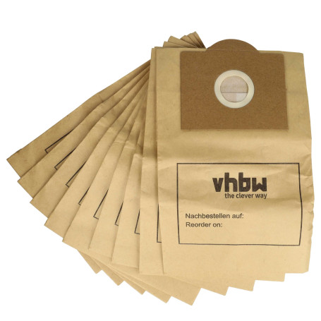 vhbw 10x Sacs compatible avec Rowenta ZR76