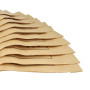 vhbw 10x Sacs compatible avec Rowenta ZR76, ZR765 aspirateur - papier, 32cm x 19cm couleur sable
