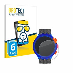 brotect Protection Écran Verre pour Swatch Neon Party (6 Pièces) Film Protecteur Vitre 9H [Anti-Rayures