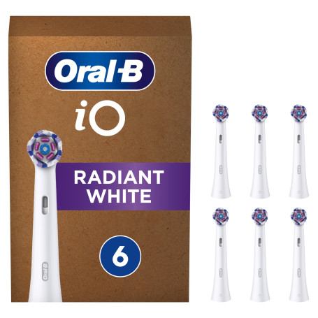 Oral-B iO Radiant White Brossettes Blanches De Rechange