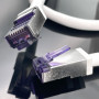 1aTTack.de - 0,5 m - Câble réseau CAT6a Superflex Ethernet Gigabit LAN Câble patch RJ45 CAT6 A 10000 Mbit s SFTP PIMF 500 MHz co