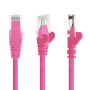 1aTTack.de Câble Réseau Cat6 Cat 6-5x 0,25m - RJ45 Ethernet LAN DSL Routeur Modem - Magenta