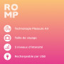 ROMP Kiss Sex Toy aspirant femme | Suceur de Clitoris Technologie Pleasure Air | 3 Niveaux d'intensité | Stimulateur clitoridien