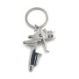 H-Customs Outil de peinture - Pistolet argenté - Porte-clés