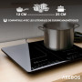 Arebos Double plaque à induction 3500W | 2 zones de cuisson avec écran tactile & minuterie | Plaque à induction portable pour le