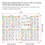 Variosling® Poster avec 54 Exercices pour Un entraînement Fonctionnel avec Les Sangles de Suspension/Sling-Trainer | Instruction