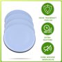 Gleitgut 4 x dessous de meuble 65 mm coupelle piano patin téflon rond