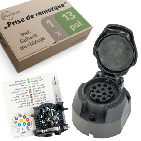 fouraces Prise de remorque - 13 Broches