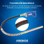 Arebos Vibrateur pour béton | 800W | Vibrateur intérieur | Vibrateur manuel | Bouteille vibrante | Vibrateur pour bouteille | Câ