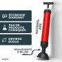 Meisterfaktur déboucheur à pompe 2.0 - [0,8L] - Pompe ventouse déboucheur pour un nettoyage rapide et efficace des siphons - Pom
