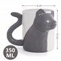 MIAMIO - 2 x 350 ml Ensemble Tasse de chat/Mug/Tasses/Mugs en céramique
