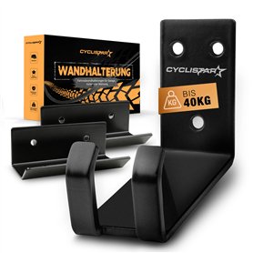 CYCLISTAR Support Mural pour vélo jusqu'à 40kg - Support Mural Robuste pour VTT