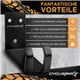 CYCLISTAR Support Mural pour vélo jusqu'à 40kg - Support Mural Robuste pour VTT, vélo de Route, e-Bike - Support Mural pour péda