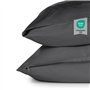 Blumtal Taie Oreiller 50x50 Lot de 2 - Housse de Coussin Microfibre - Taies d'oreillers avec Fermeture éclair, certifiée Oeko-Te