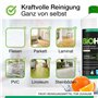 BiOHY Nettoyant pour sols pour robots de nettoyage avec parfum d'orange (Bouteille de 1l) | Concentré de nettoyant pour tous les