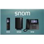 Snom M58 TéLéPhone Fixe sans Fil DECT - Grand ÉCran Couleur 5, 8 Touches Programmables, Bluetooth IntéGRÉ - TéLéPhone Fix