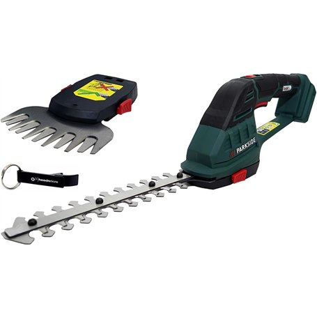 HEADNMORE® Parkside® PAGS 20-Li Cisaille à gazon sans fil 20 V + porte-clés (sans batterie)