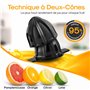 LEBENLANG Presse-agrumes Électrique - 800ml & Tamis Réglable I Presse Agrume Electrique Juicer Machine Presse Orange Presse-agru