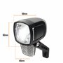 ADDVIEW Phare avant pour vélo électrique Marteau E170 - 170 lux - Lampe LED de vélo - Certifié StVZO et ECE - Boîtier en alumini