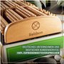 HELDSON® Rouleau de Massage en Bois • Appareil de Massage des Pieds • Drainage Lymphatique & Solution de Relaxation Manuel • Thé