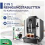 Pastilles de nettoyage pour machine à café - compatible avec Krups Siemens Jura Delonghi Bosch Melitta 40 x tablette à 2 grammes