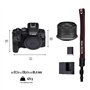 Canon EOS R10 Appareil Photo Hybride Format APS-C 24 Mpixels Noir Plus Objectif Canon RF-S 18-45mm F4.5-6.3 is STM Standard