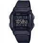 Casio Homme Numérique Quartz Montre avec Bracelet en Résine W-800H-1B