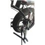 Gioma Bikestand Stilo Gc 215-00 vélo pour Support stationnement de Fourche arrière Adulte Unisexe, Peinture Grise martelée chrom