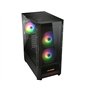 COUGAR Gaming | BOITIER PC Gaming | BOITIER DUOFACE RGB + 2 Panneaux Noir - Assemblage sans Outil - Filtre Anti-poussière - Incl
