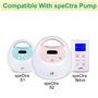 Maymom Protection anti-retour compatible avec pompe à poitrine Spectra S2 Spectra S1 et 9 Plus - Non original Spectra Pompes；com