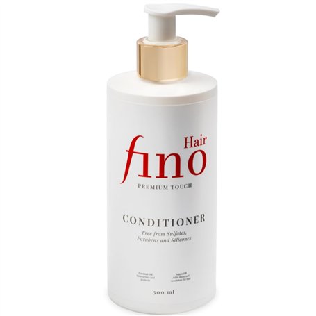 fino Hair Premium Touch – Après-shampoing réparateur pour cheveux secs à l’huile d’argan