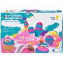 1 kg de Sable Magique pour les Enfants 2 Couleurs de Sable avec 8 Moules Kit Cupcake et Glace avec Accessoires pour Sable à Mode