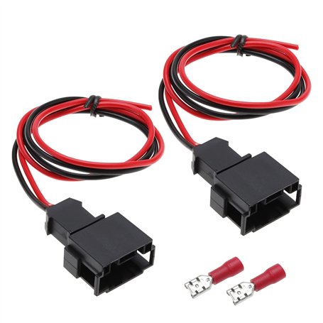 2pcs Câbles de Rechange pour Haut-Parleur Avant de Voiture Compatible avec BMW Série 3 E46 1998-2006 Harnais de Cordon de Haut-P