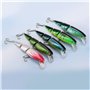EMSea 5pcs Leurres de Pêche Multi-articulés Appâts Artificiels en Plastique Réalistes Appâts de Simulation Leurres de Pêche pour