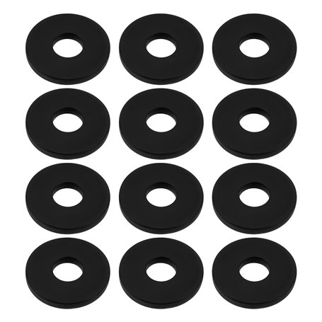 EMSea Lot de 12pcs Blocs de Sangle de Guitare Bloc de Protection en Silicone pour Boucle de Sangle de Guitare pour Guitare Acous