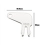 YINETTECH Lot de 5 Clés de Rechange pour Déconnexion de Batterie de Clé d'allumage 8H5306 8398 Compatible avec Caterpillar Charg