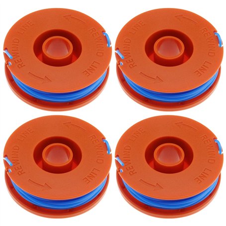 VGOL Lot de 4 bobines de Fil 5137651-90 FLY020 compatibles avec Les tondeuses à Gazon Flymo Mini Trim Série Multi Trim 10 m Long