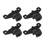 VGOL Lot de 4 supports de pompe à vélo en plastique noir de 20 mm de diamètre pour pompe à air de vélo de route et de montagne