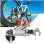 Jevina Pièce de vélo de course en métal argenté 3-7 vitesses dérailleur arrière