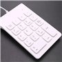 Wanjorlay Mini USB Filaire Pavé NuméRique Pavé NuméRique 18 Touches NuméRique pour Comptabilité Teller Ordinateur Portable Noteb